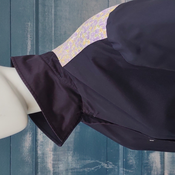 LANDS END Pure Cotton Fully Lined Ladies Trench (Floral Lining w/Accents) - Picture 11 of 17